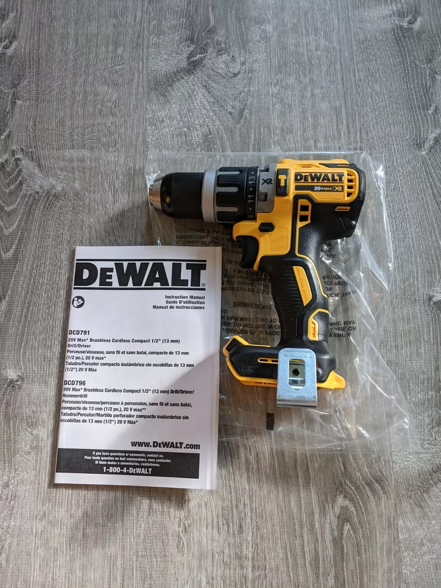New Dewalt DCD796 20V 20 Volt MAX XR Brushless 1 2