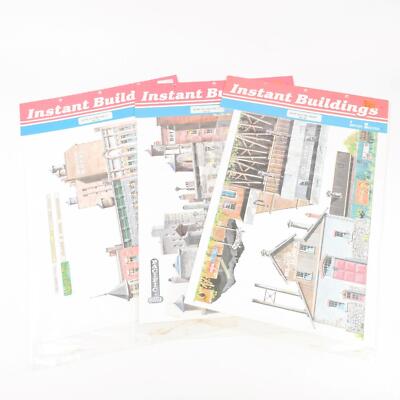 Walthers Instant Buildings Horizons Backgrounds Three Packages 949-725 724 722