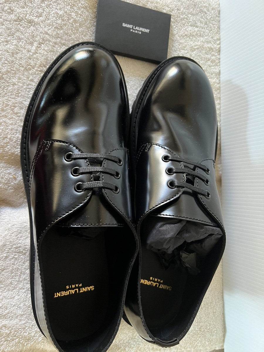YSL saint Mens Laurent liverpool lace up shoes NIB YSL saint Mens Laurent liverpool lace up shoes NIB
