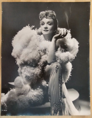HOLLYWOOD MARLENE DIETRICH ALLURING POSE 1930s STUNNING PORTRAIT PHOTO Oversize