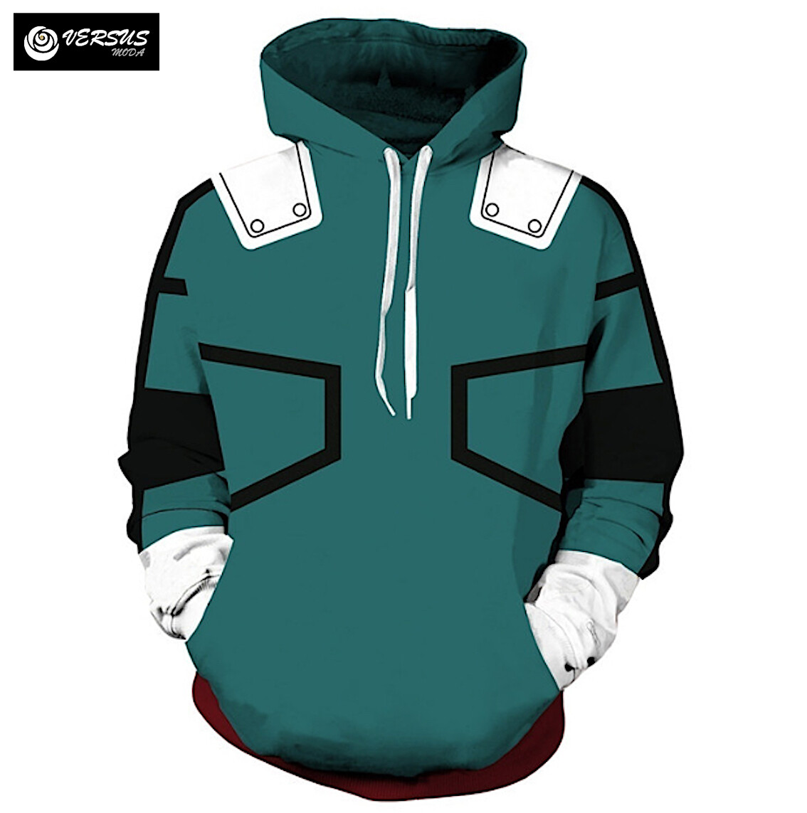 Hoodie Like My Hero Cosplay Hero Deku Academy MYHOOD2 UK