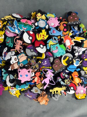 Schuh Charms Clog Charms passend Krokodil Konvolut 8 Stck. keine Wiederholungen Pokemon Retro Epic
