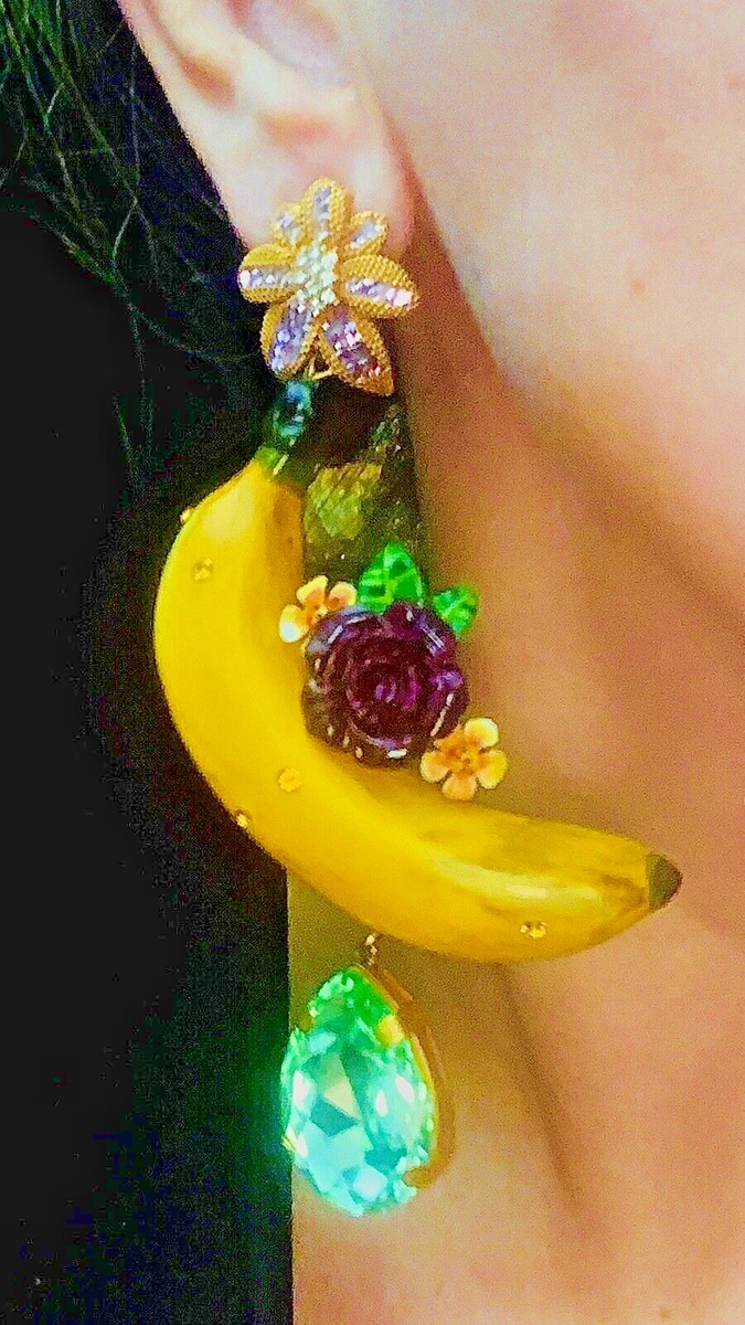 Dolce gabbana deals lemon earrings