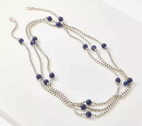 QVC JAI Sterling Silver Gemstone Bead 