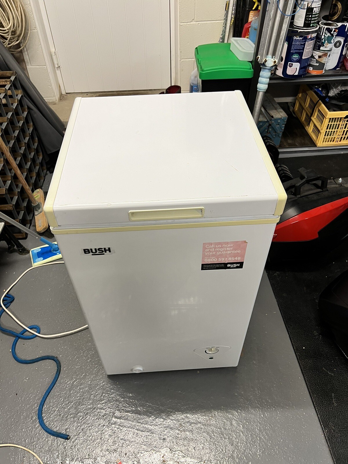 Bush Chest Freezer With Basket In Good Working Order And Condition eBay