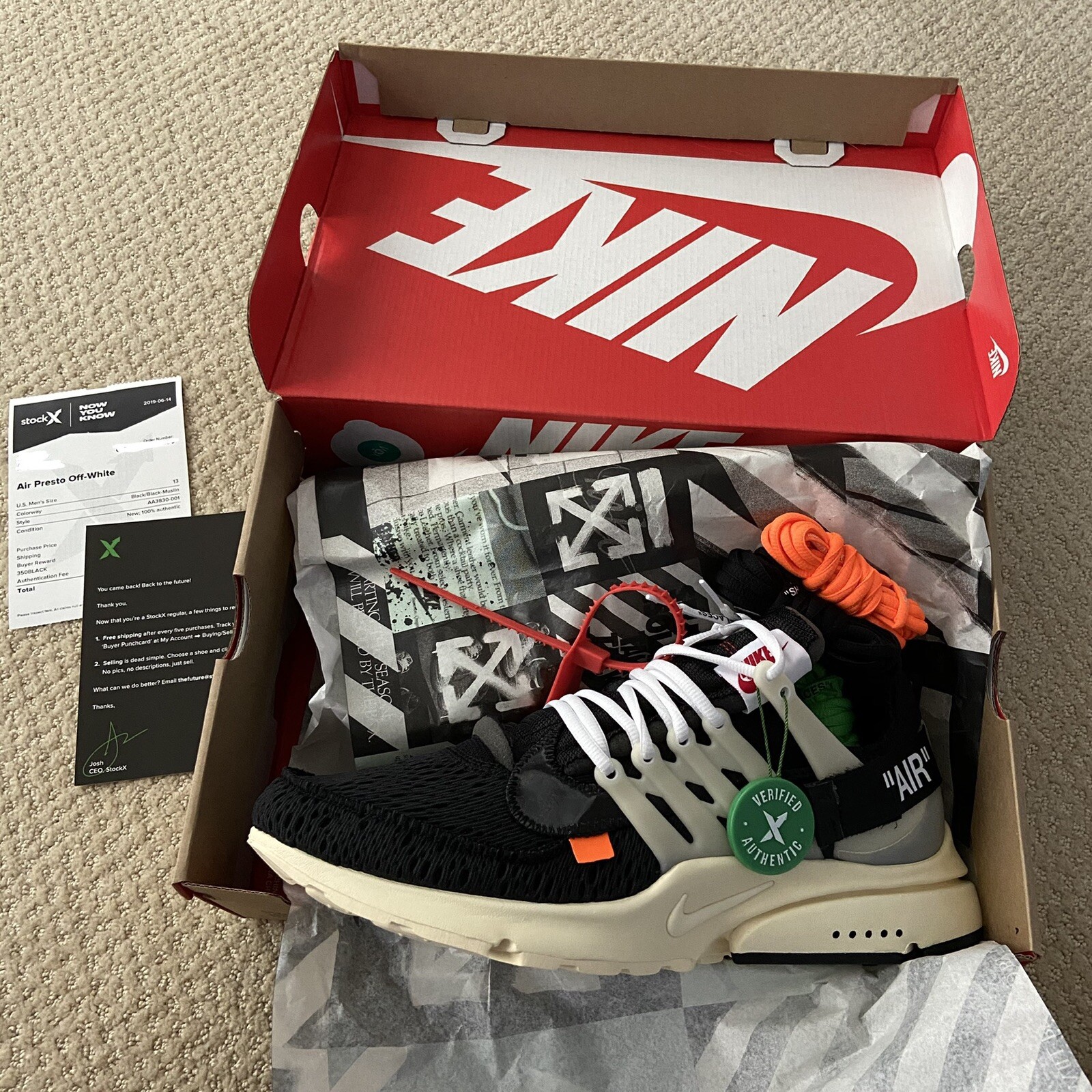 off white presto true to size