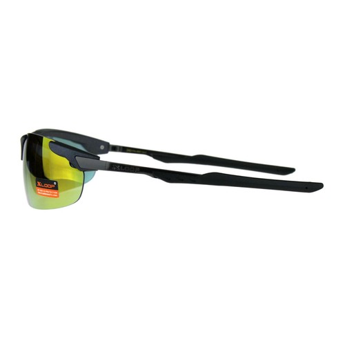 Xloop Sunglasses Mens Sports Fashon Half Rim Wrap Around UV 400 - 第 30/30 張圖片