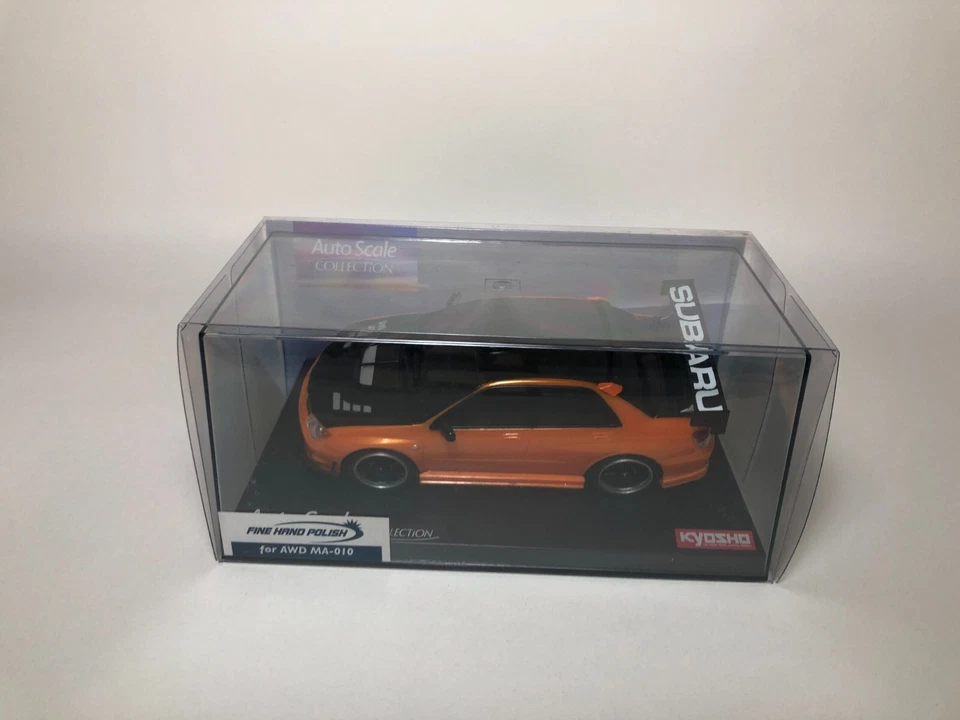 KYOSHO Mini-z Body SUBARU IMPREZA WRX with Aero Kit and CFRP food Orange - Image 2 of 4