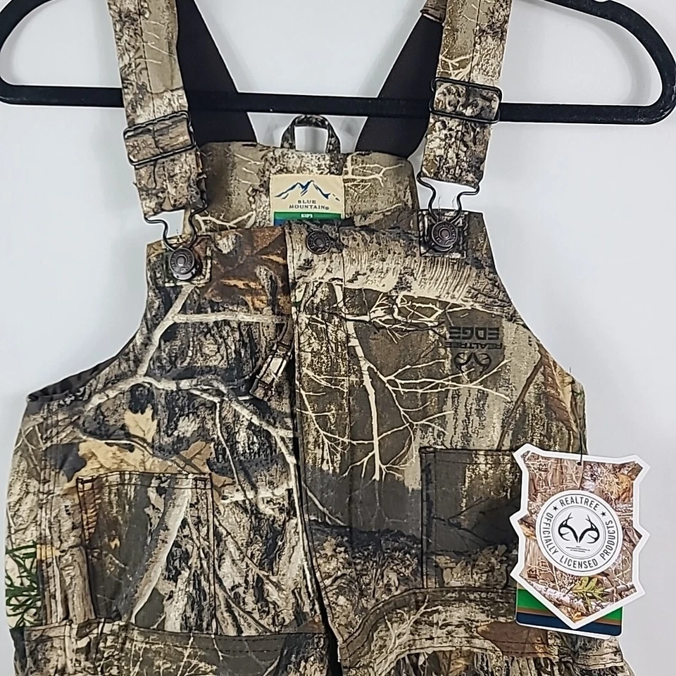 NEW Blue Mountain Kids Camouflage Insulated Hunting Bibs Overall Size M NWT $70 - Image 2 of 4