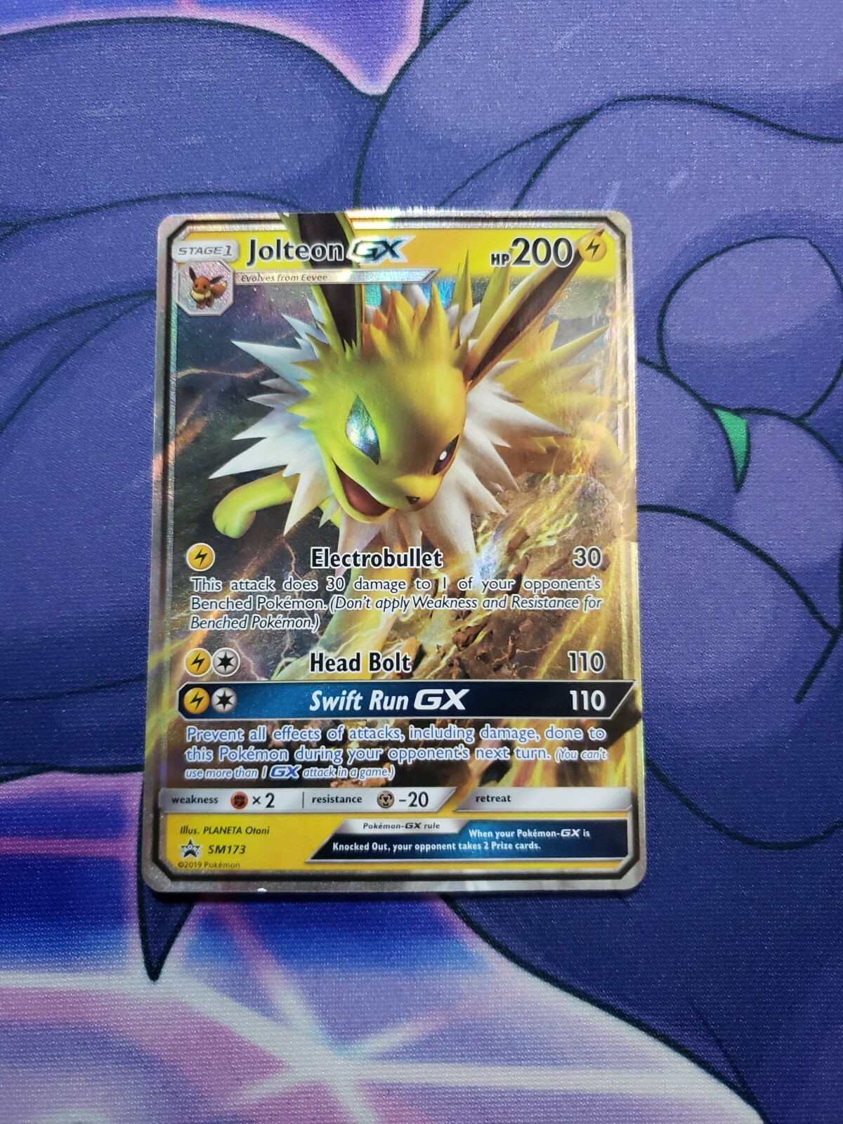Pokemon Jolteon GX SM173 Sun & Moon Black Star Promo Set - NM