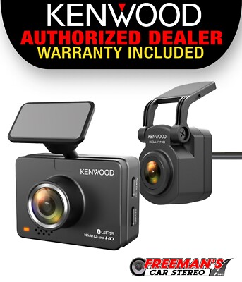 Kenwood DRV-A510WDP HD dash cam with, Wi-Fi, GPS, and rear-view cam