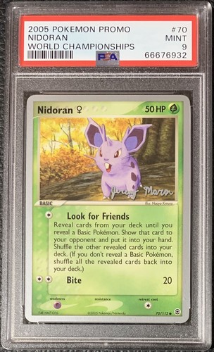 Nidoran ♀ graded PSA 9 for sale on eBay