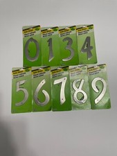 HY-KO 4" Satin Nickel House Number - SN 40 - Pick Number s Read Info