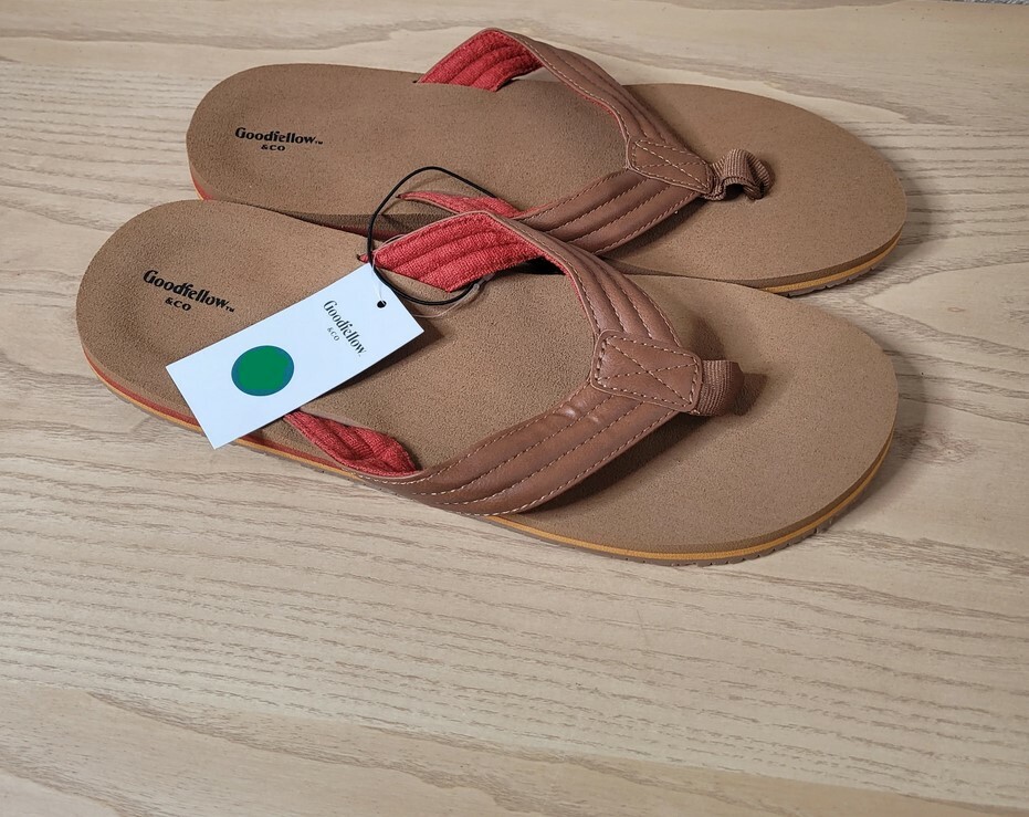 Goodfellow Mens Thong Sandals Slide 