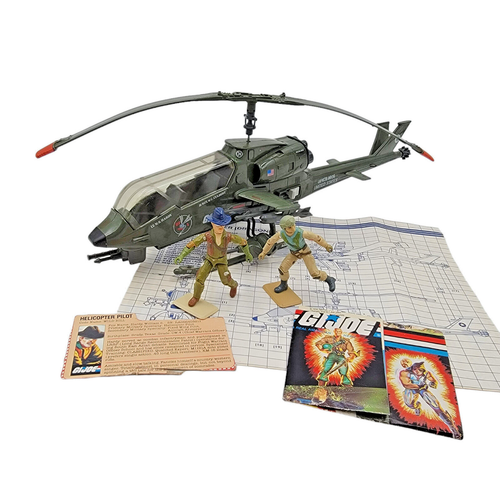 Vintage 1983 GI Joe Dragonfly XH-1 Helicopter Parts - Choose Your Pieces - Wild Bill ARAH Compatible 2 thumbnail image