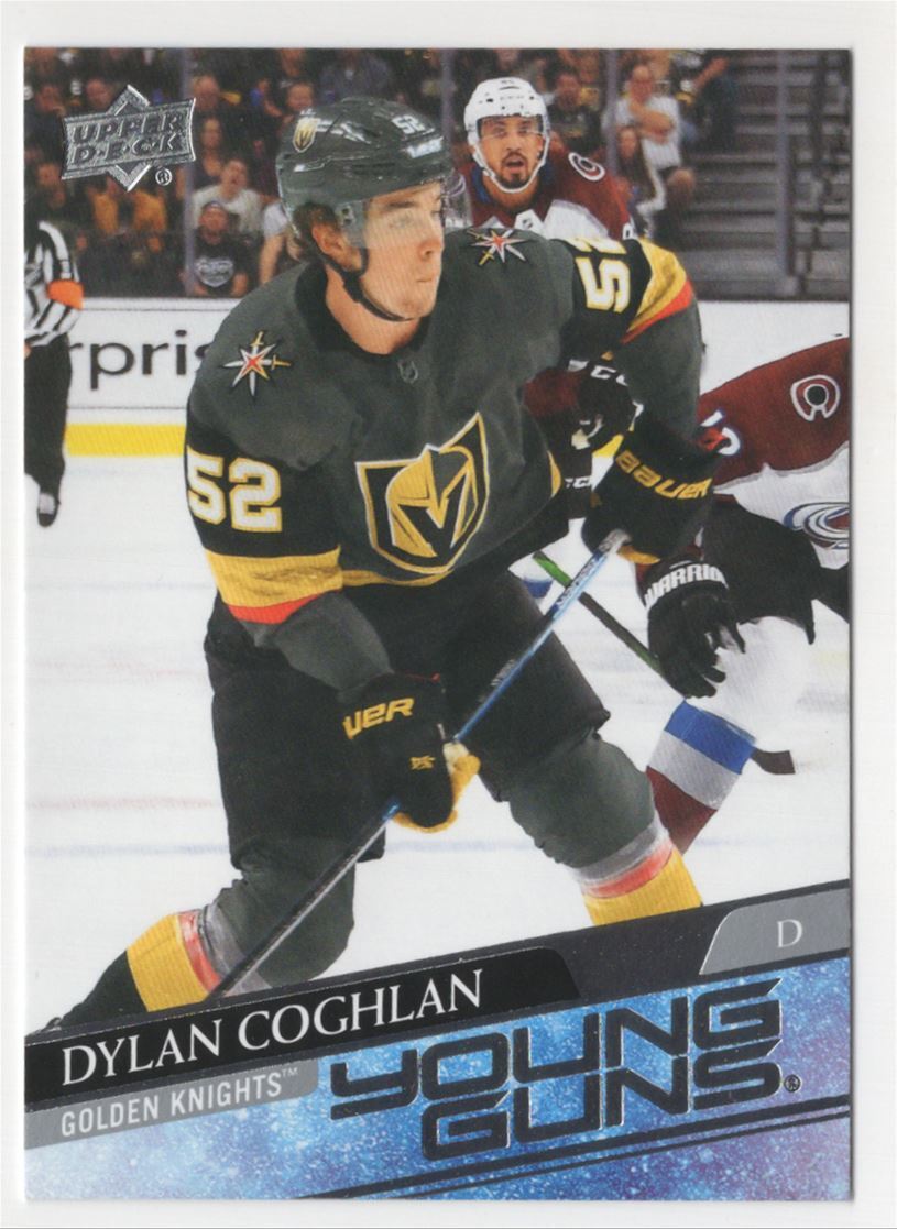 2020-21 Upper Deck Young Guns Dylan Coghlan Rookie Vegas Golden Knights #214