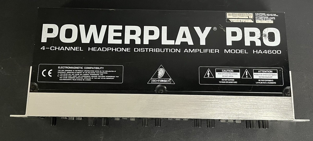 Behringer PowerPlay Pro Model HA4600 with powercord | eBay Behringer PowerPlay Pro Model HA4600 with powercord | eBay