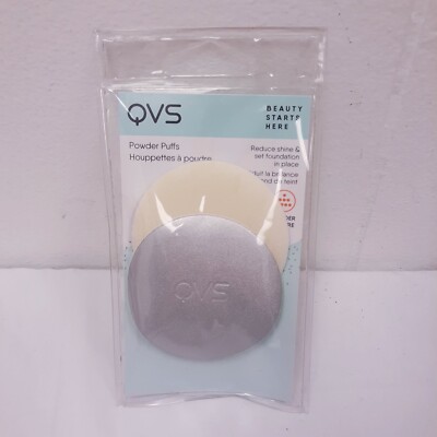 QVS Powder Puff Makeup Sponge Blender, Reduce set foundation Free shipping 