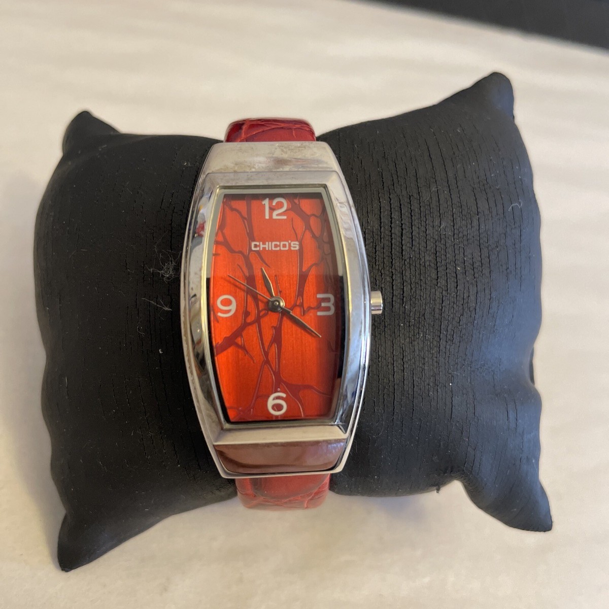 Ladies Chicos Watch Red Band NEW BATTERY | eBay