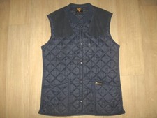 Vintage Mascot Winchester Padded Armless Jacket Gillet Blue Medium