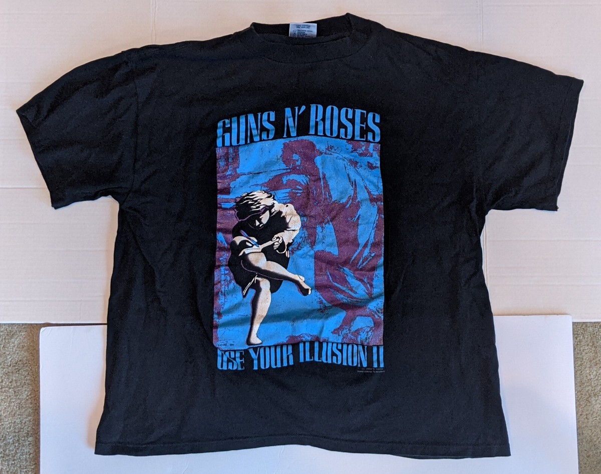 Guns Use Your Illusion Tシャツ 90s BROCKUM VINTAGE 1991 Guns N Roses 'Use Your Illusion II' Tour Shirt