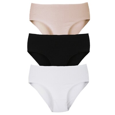 COCONUDA DAMEN SLIPS MIDI BAUMWOLLE BI-ELASTISCH GR S/XL PACK 3 ODER 6 STÜCK VERSCHIEDENE FARBEN