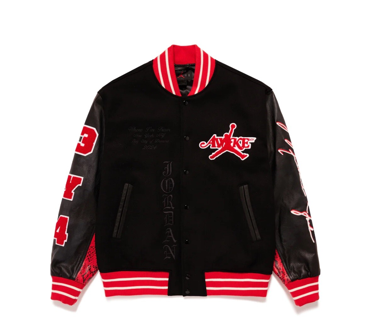NIKE Jordan×Awake NY メンズバーシティジャケット XXL