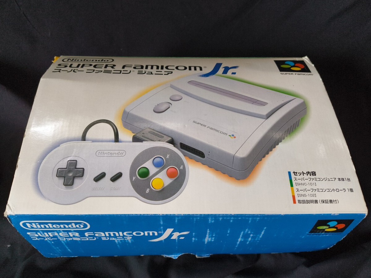 Nintendo Super Famicom Jr. (SNES) Console, w/Pads, Manual Nintendo Super Famicom Jr. (SNES) Console, w/Pads, Manual