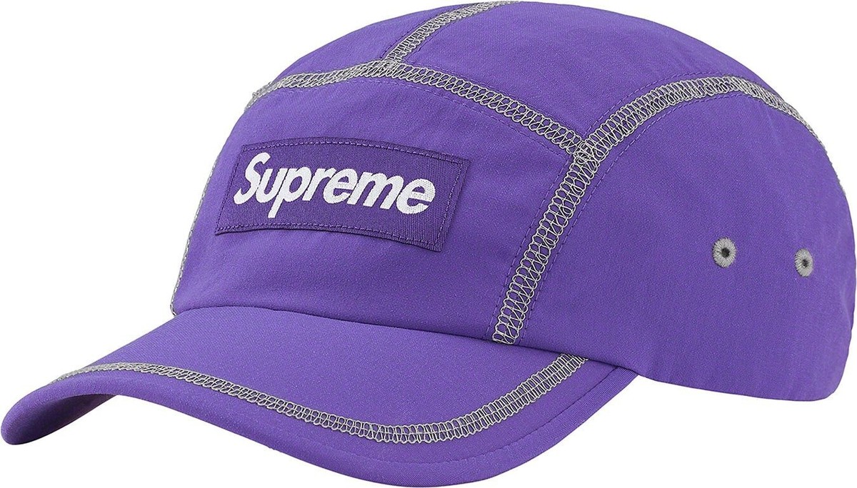 帽子 Supreme 23SS Reflective Stitch Camp Cap Supreme Reflective Stitch Camp Cap (SS23) - $54