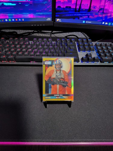 Carson Teva [Superfractor] #F-47 Star Wars 2025 Topps Smugglers Outpost Finest card