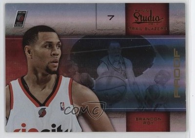 2009-10 Panini Studio Proofs Gold 24/49 Brandon Roy #8 05qn