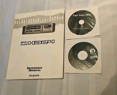 Alesis adat HD24 Owners Manual Instructions Coil Bound Free shipping 