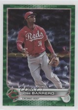 2022 Topps Series 2 Green Foilboard 168/499 Jose Garcia Jose Barrero #485 h7i