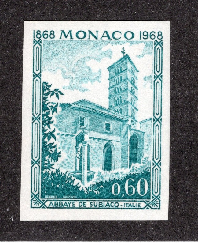 Monaco - Yvert # 747 MNH / Non - dentelee  - Color Die Proof   /  Lot 0726352
