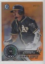 2018 Bowman Scouts' Top 100 Orange Refractor 4/25 Franklin Barreto #BTP-96 0a7