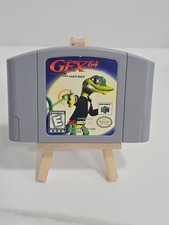 🎮 Gex 64 Enter the Gecko Nintendo 64 Authentic N64 Cartridge TESTED VGC RARE