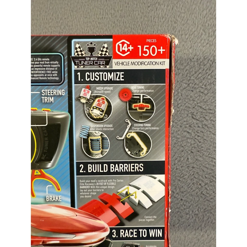 HEXBUG MODS RC Tuner Car Pro Series Elite Raceway Customizable 150+ Pcs - Image 3 of 4