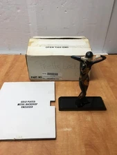 Franklin Mint Hand-Painted Figurine Mask Of The Dragon Lady w/box & Backdrop