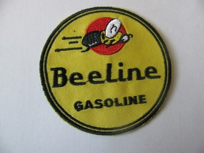 BEELINE  OIL GAS GASOLINE PATCH EMBROIDERED NOS NEW STK FREE SHIPPING  LOW PRICE
