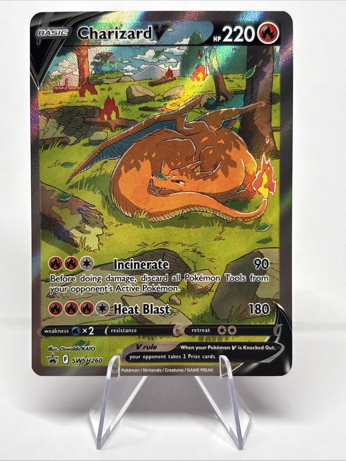 Pokemon TCG Charizard V SWSH260 SWSH: Sword & Shield Promo Holo ENG
