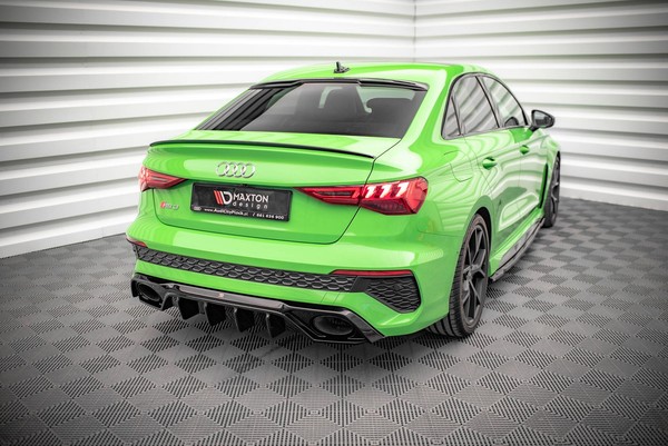 Maxton Design Heckansatz Diffusor Passend FüR Audi RS3 8Y Schwarz Hochglanz-image
