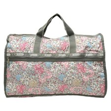 Lesportsac Boston Bag - Pink Light Gray Multi 2Way/Flower