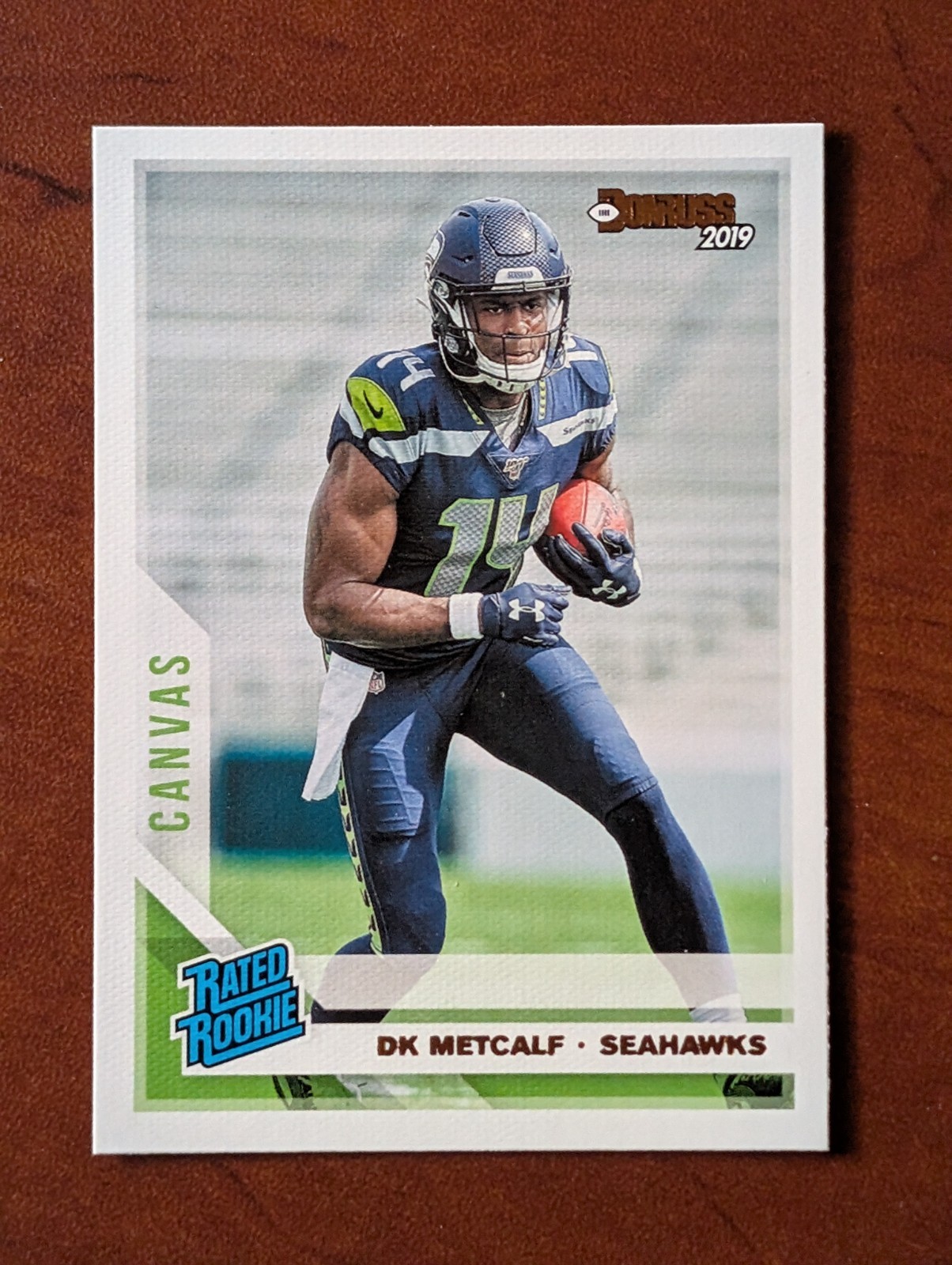 2019 Panini Donruss - Rated Rookie DK Metcalf #313 Canvas (RC)