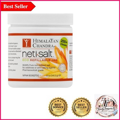 Pure Himalayan Salt for Neti Pot - 12 oz Jar