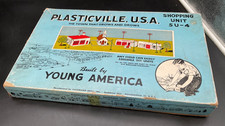 1949 Plasticville Shopping Unit SU-4 Fire Dept Supermarket Gas Station