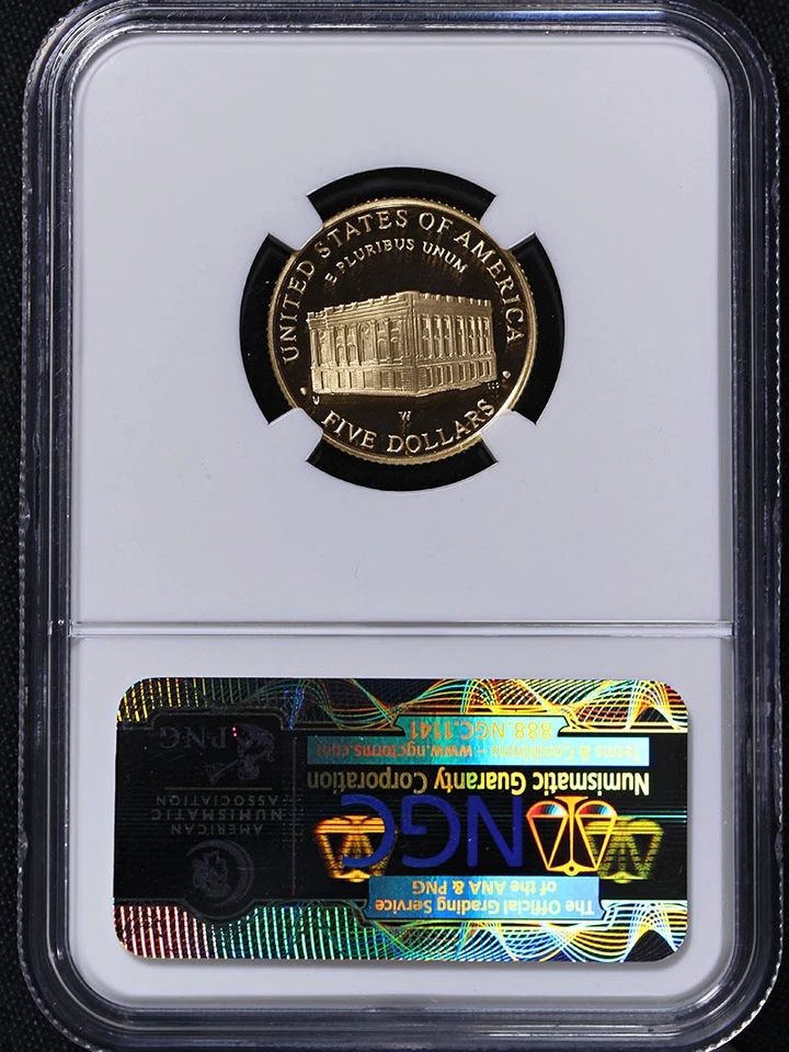 2001-W Capitol Commemorative Gold $5 NGC PF70 Ultra Cameo - Image 4 of 4