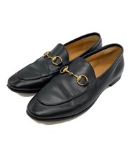 GUCCI Jordaan Horsebit Loafers 404069 Black Size: 35