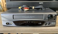 World Orion WR1000A VHS VCR Video Cassette Player Tested Working W/ Cables