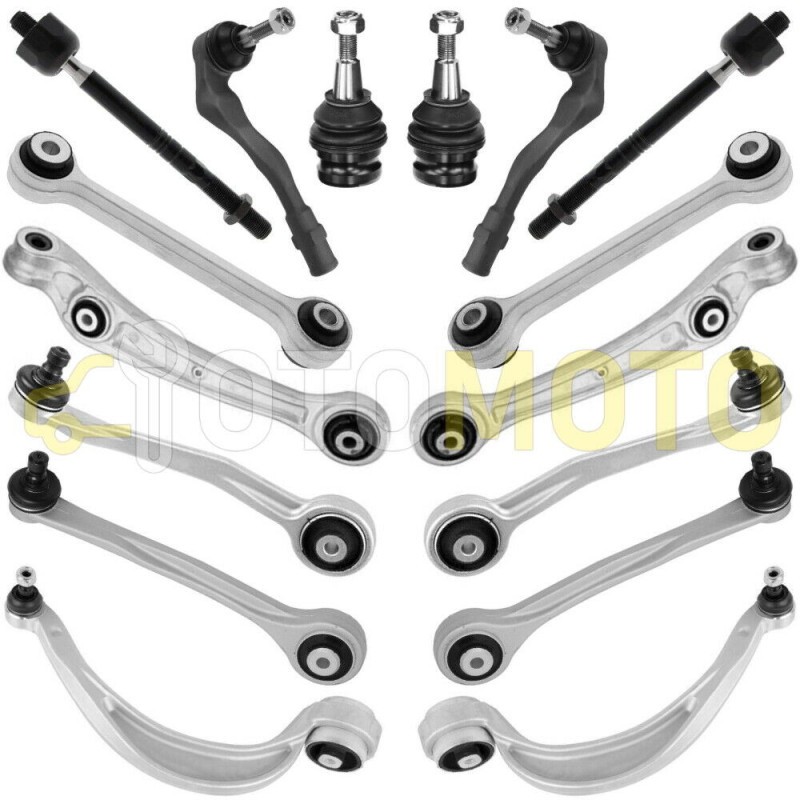 Kit triangle bras de suspension Audi SQ5 V6 BITDI avant avec rotule de direction et biellette d'essieu