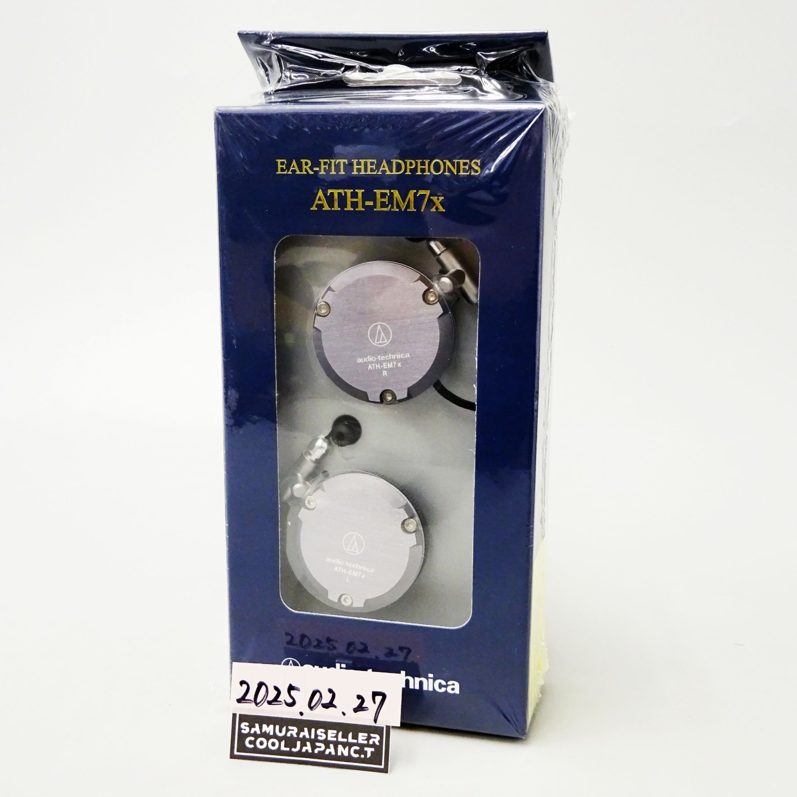 Audio-Technica ATH-EM7 X Silver Model Persona 3 Earphone EM7X from Japan NEW